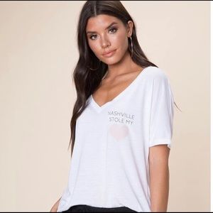 Kittenish Nashville Stole My Heart Tee